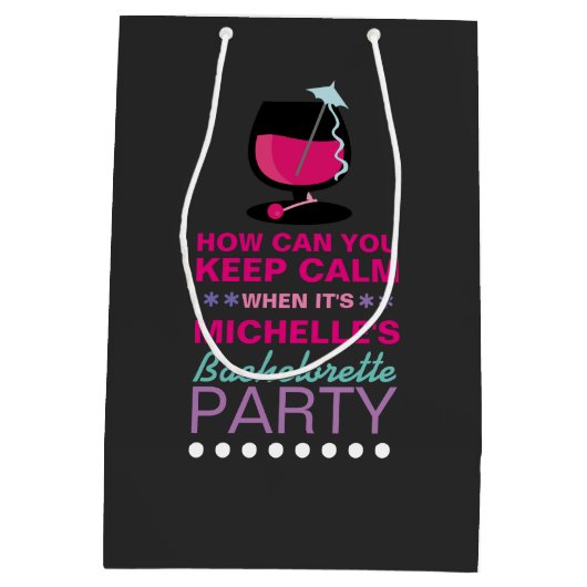Bachelorette Party Medium Cadeauzakje (Achterkant)