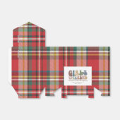 Bachelorette Party Meisjes Weekend Plaid 70s Retro Bedankdoosjes (Uitgevouwen)