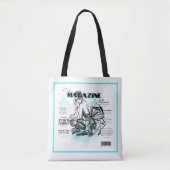 Bachelorette party mode uitnodiging tote bag (Voorkant)