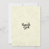 Bachelorette Party Modern Golden Roos Burgundy Red Kaart (Achterkant)