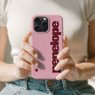 Bachelorette Party Modern script bruidsmeisje na iPhone 15 Pro Max Case
