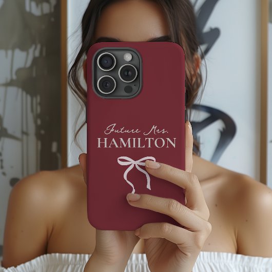 Bachelorette Party | Modern Script Toekomstige Mrs Case-Mate iPhone Case
