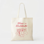 Bachelorette Party Modern Tote Bag (Voorkant)