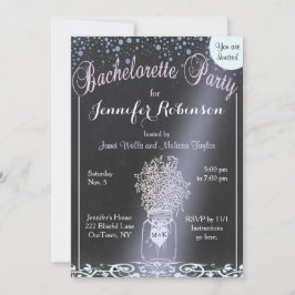 Bachelorette Party | Moonlight Mason Jar Kaart