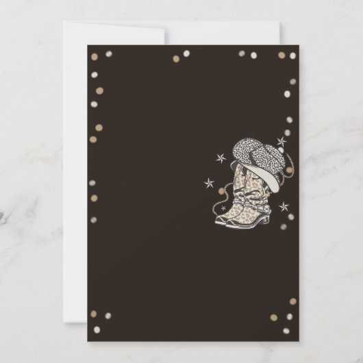 Bachelorette Party Nash Bash Custom Kaart (Achterkant)