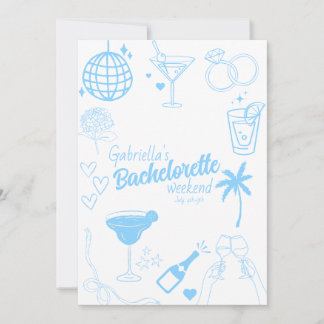 Bachelorette Party nodigt uit Kaart