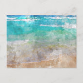 Bachelorette Party of Tropical Island Uitnodiging Briefkaart (Achterkant)