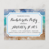 Bachelorette Party of Tropical Island Uitnodiging Briefkaart (Voorkant)
