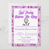 Bachelorette Party of Vrijgezellenfeest Golflavend Kaart (Voorkant)