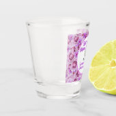 Bachelorette Party of Vrijgezellenfeest Golflavend Shot Glas (Links)