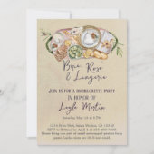 Bachelorette Party on the Wine and Cheese Lingerie Kaart (Voorkant)