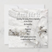 Bachelorette party over acs en diamante jurk kaart (Achterkant)