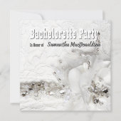 Bachelorette party over acs en diamante jurk kaart (Voorkant)