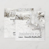 Bachelorette party over acs en diamante jurk kaart (Voorkant / Achterkant)