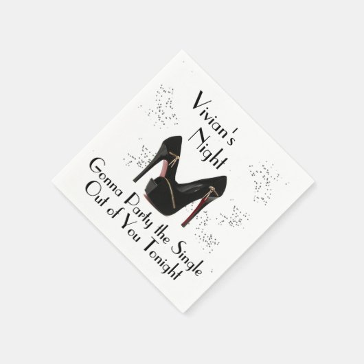 Bachelorette party over de luiers servet (Hoek)