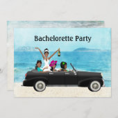 Bachelorette party over het huwelijk op bestemming kaart (Voorkant / Achterkant)