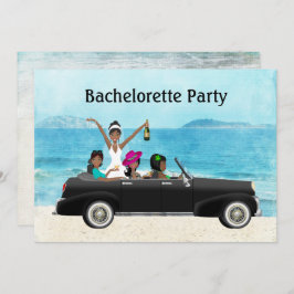 Bachelorette party over het huwelijk op bestemming kaart