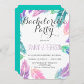 Bachelorette party over waterverf kaart (Voorkant / Achterkant)