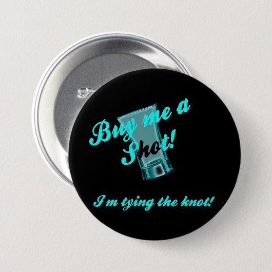 Bachelorette Party Pin Back Button (Voorkant /achterkant)