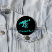 Bachelorette Party Pin Back Button (In situ)