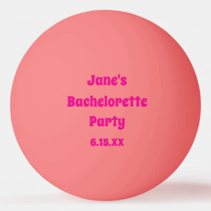 Bachelorette Party Ping Pong Balls Pingpongbal