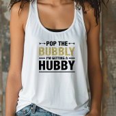 Bachelorette Party Pop the Bubble Bride Wedding Tanktop