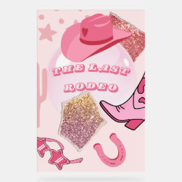 Bachelorette Party Poster - Glitter en Glam