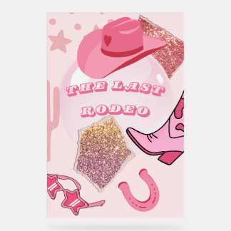 Bachelorette Party Poster - Glitter en Glam
