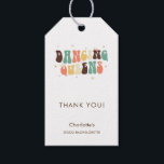 Bachelorette Party Retro Disco Custom Cadeaulabel<br><div class="desc">Custom Bachelorette Party Retro Dancing Queens Gift Labels die u kunt aanpassen met de naam,  de gelegenheid en de datum van de bruid. Perfecte bijpassende bride party retro design shirten ook verkrijgbaar in deze winkel.</div>