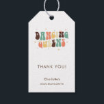 Bachelorette Party Retro Disco Custom Cadeaulabel<br><div class="desc">Custom Bachelorette Party Retro Dancing Queens Gift Labels die u kunt aanpassen met de naam,  de gelegenheid en de datum van de bruid. Perfecte bijpassende bride party retro design shirten ook verkrijgbaar in deze winkel.</div>