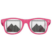 Bachelorette Party Retro Party Shades Sjabloon Retro Zonnebril (Voorkant)
