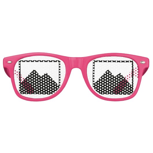 Bachelorette Party Retro Party Shades Sjabloon Retro Zonnebril (Voorkant)