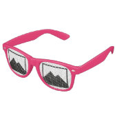 Bachelorette Party Retro Party Shades Sjabloon Retro Zonnebril (Gekanteld)