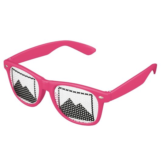 Bachelorette Party Retro Party Shades Sjabloon Retro Zonnebril (Gekanteld)