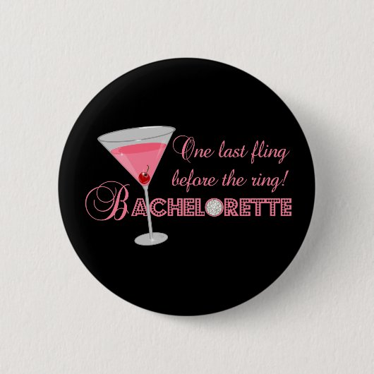 Bachelorette Party Ronde Button 5,7 Cm (Voorkant)