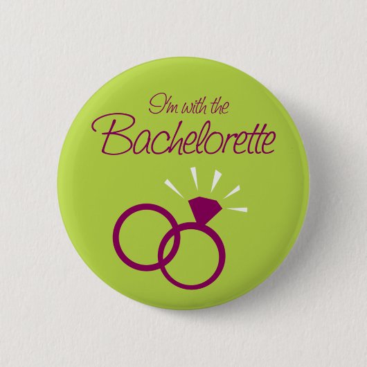 Bachelorette Party Ronde Button 5,7 Cm (Voorkant)