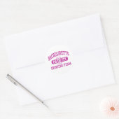 Bachelorette Party Ronde Sticker (Envelop)