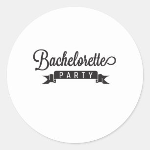Bachelorette Party Ronde Sticker