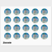 Bachelorette Party Ronde Sticker (Vel)