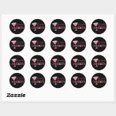 Bachelorette Party Ronde Sticker (Vel)