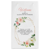 Bachelorette Party Route Favoriete tas Klein Cadeauzakje (Achterkant)