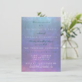 Bachelorette Party Roze Aquatic Pastel Waterverf Kaart (Staand voorkant)