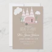 Bachelorette Party roze Camper Mountain Kaart (Voorkant)