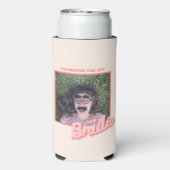 Bachelorette Party roze Retro Koelbox Seltzer Blikjeskoeler (Seltzer Achterkant)