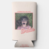 Bachelorette Party roze Retro Koelbox Seltzer Blikjeskoeler (Achterkant)