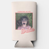 Bachelorette Party roze Retro Koelbox Seltzer Blikjeskoeler (Voorkant)