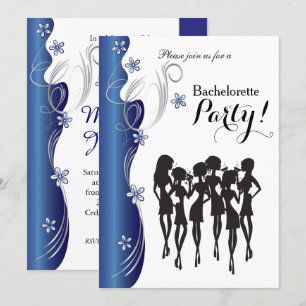 Bachelorette Party - Sapphire Blue Kaart