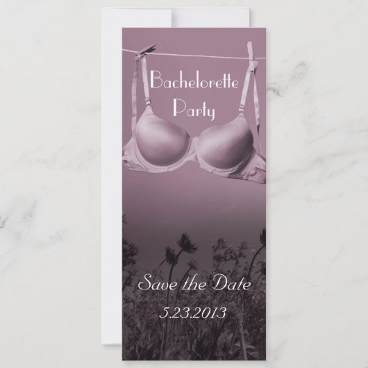 Bachelorette Party Save The Date (Voorkant)