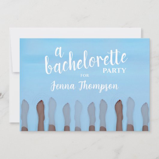 Bachelorette Party Schattige Spa Weekend Kaart (Voorkant)