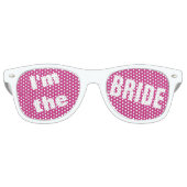 Bachelorette Party Shades voor Bruiloft Bruid Retro Zonnebril (Voorkant)